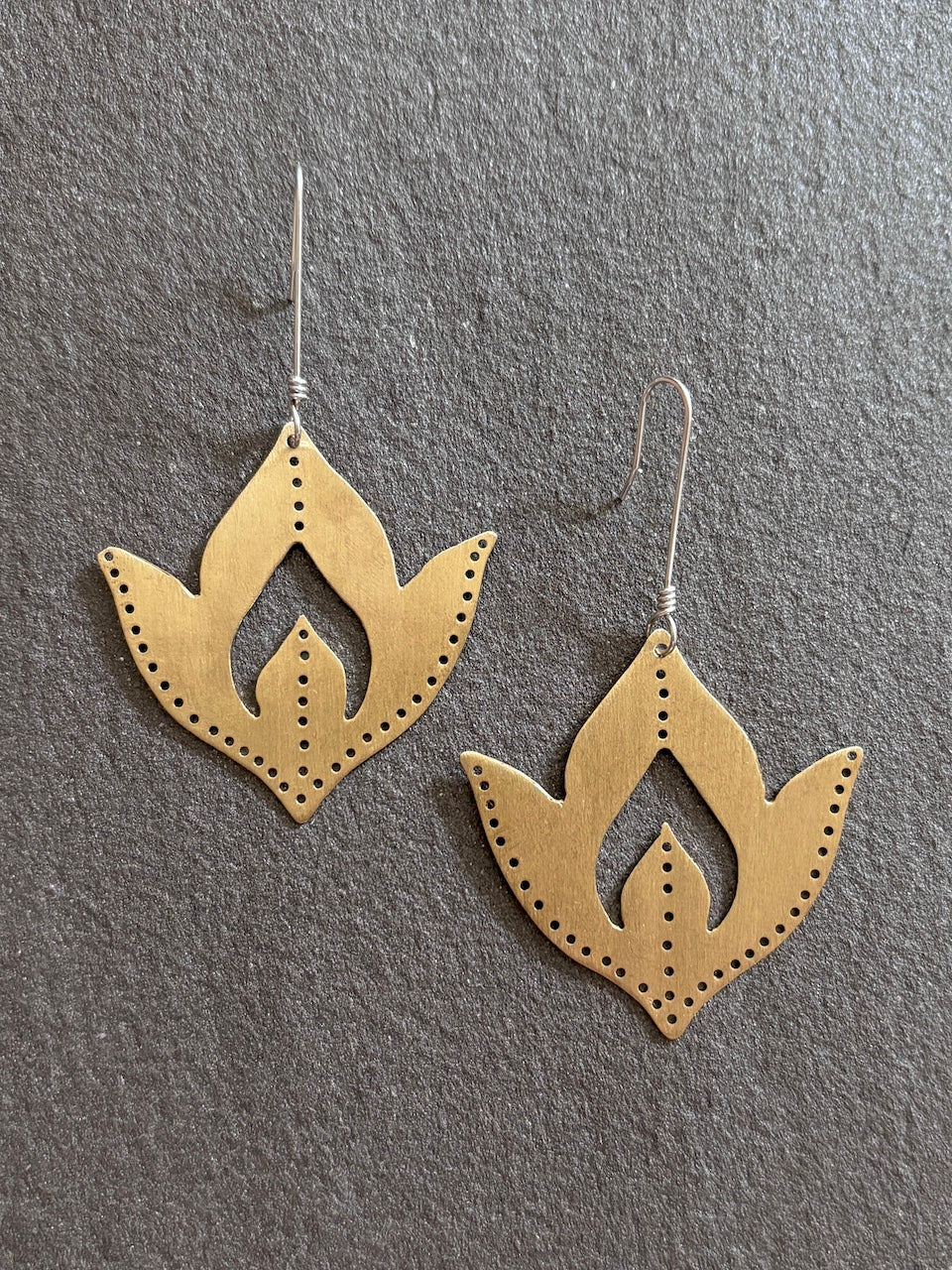 Drilled Brass Flames