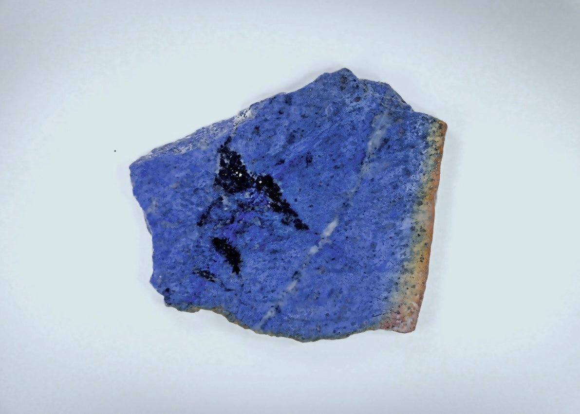 Blue Dumortierite Lapidary Rock Slab