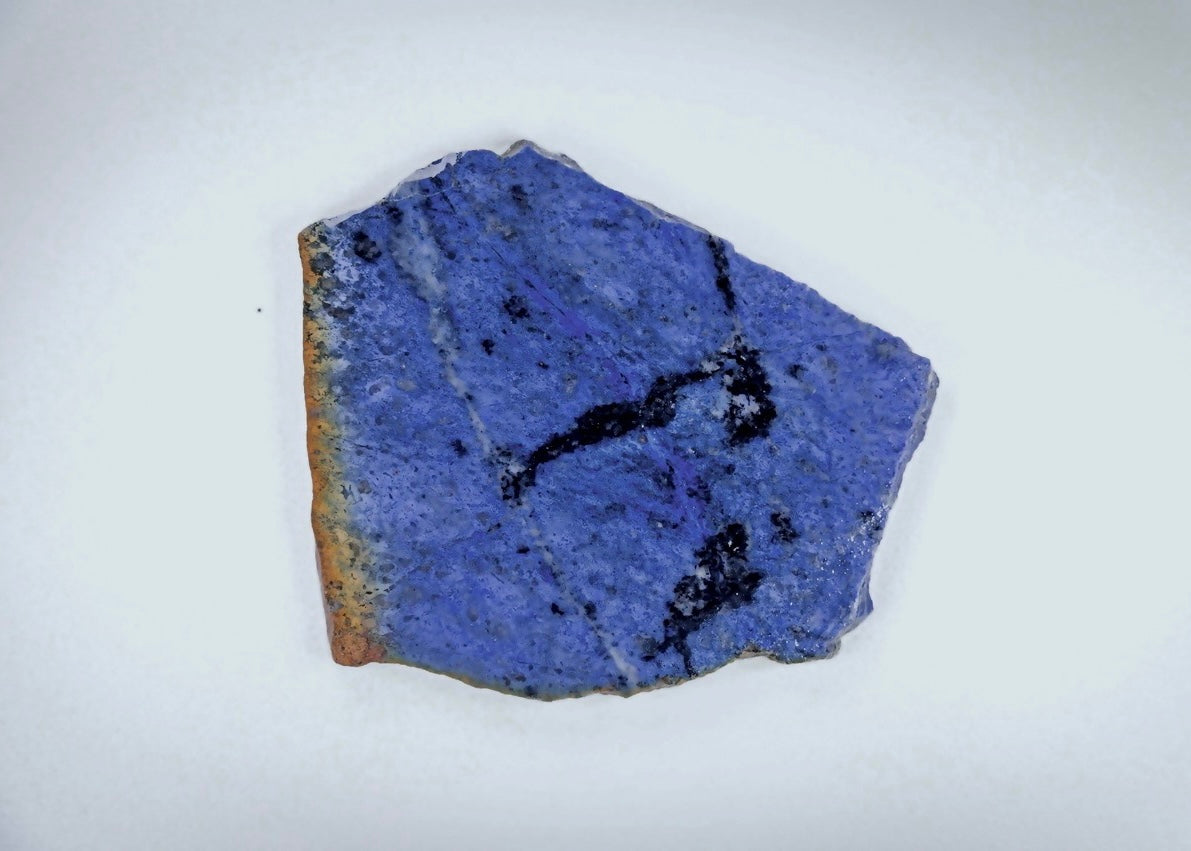 Blue Dumortierite Lapidary Rock Slab