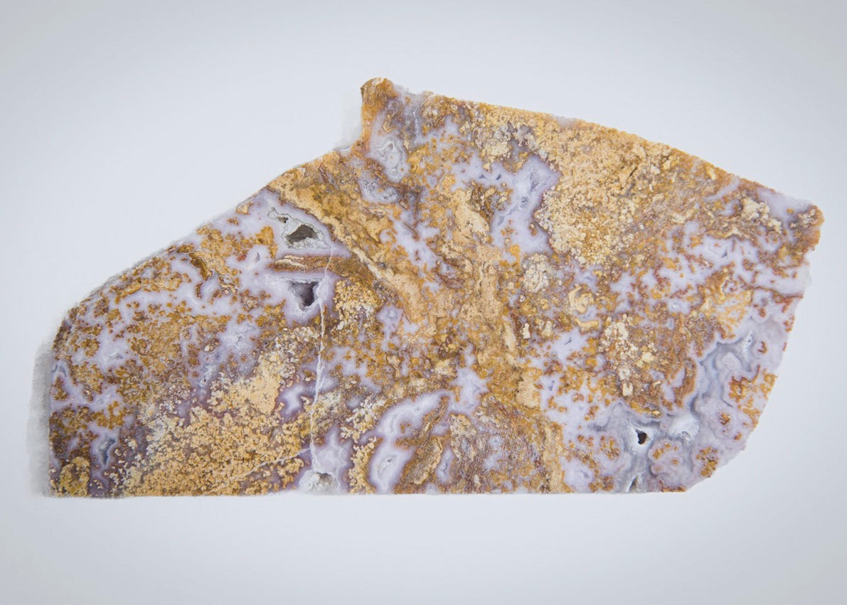 Rare Mexican Calico Lace Agate Lapidary Rock Slab
