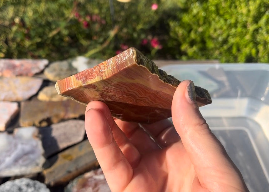 Turkish Cosmic Jasper Lapidary Rock Slab