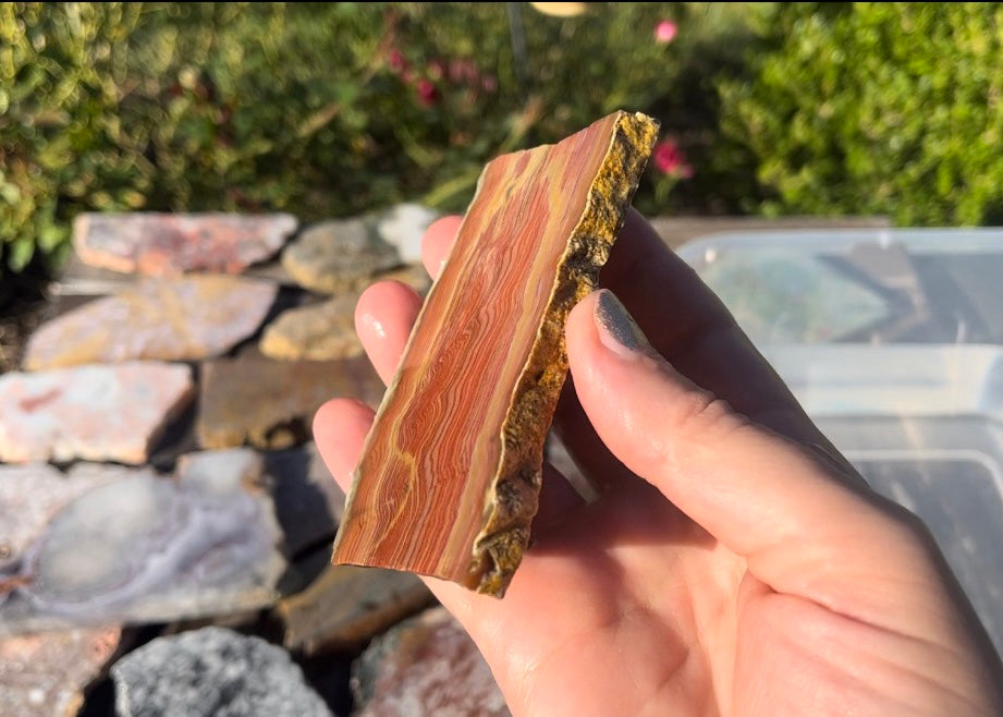Turkish Cosmic Jasper Lapidary Rock Slab