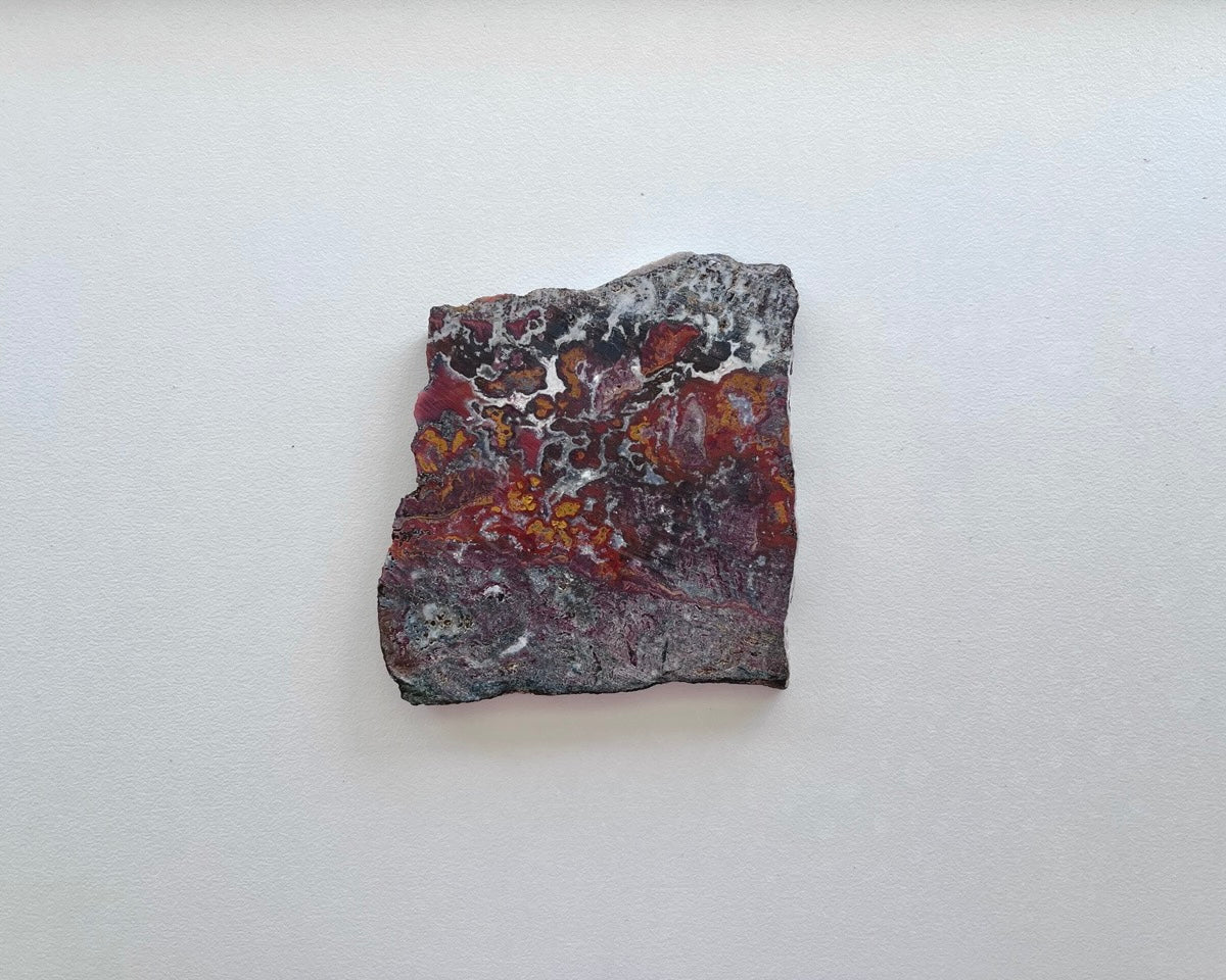 Moroccan Cruentes Blood Agate Lapidary Rock Slab