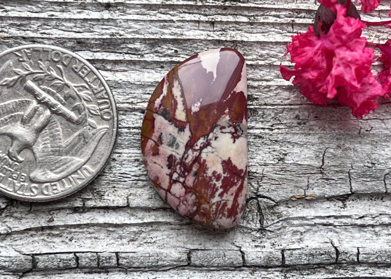 Dead Ringer Jasper Cabochon - Nevada Gemstones - Lucky Calico Gem & Jewelry Co.