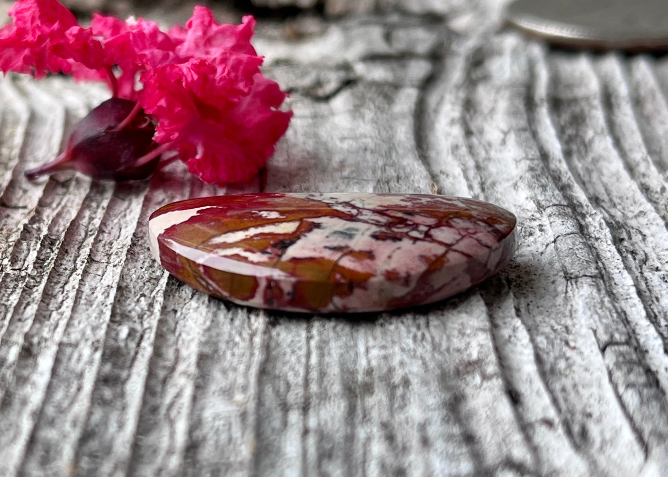 Dead Ringer Jasper Cabochon - Nevada Gemstones - Lucky Calico Gem & Jewelry Co.