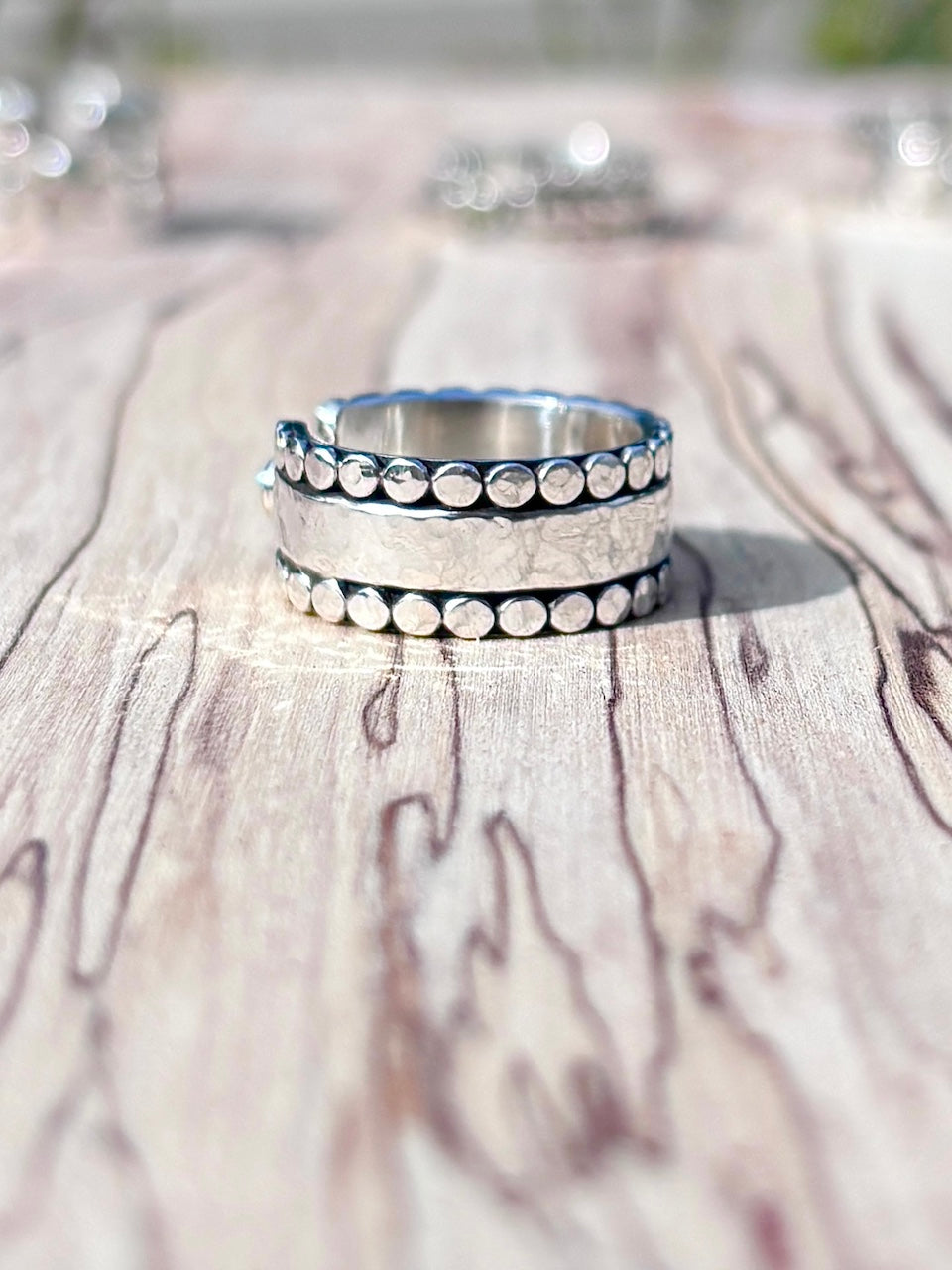 Aquamarine Fortress Ring ~ Fits Size 5.75