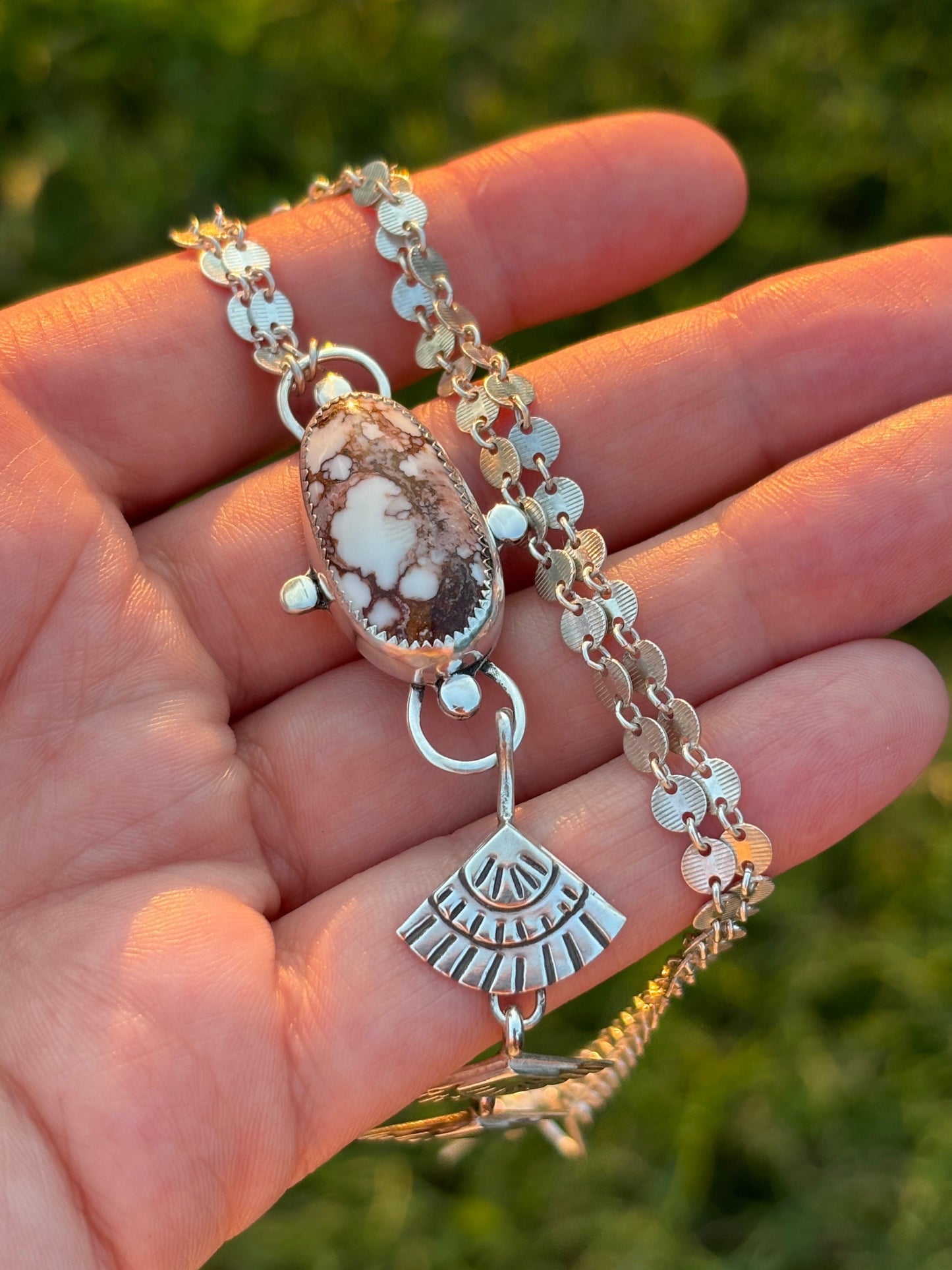 Frida Necklace with Wild Horse Magnesite