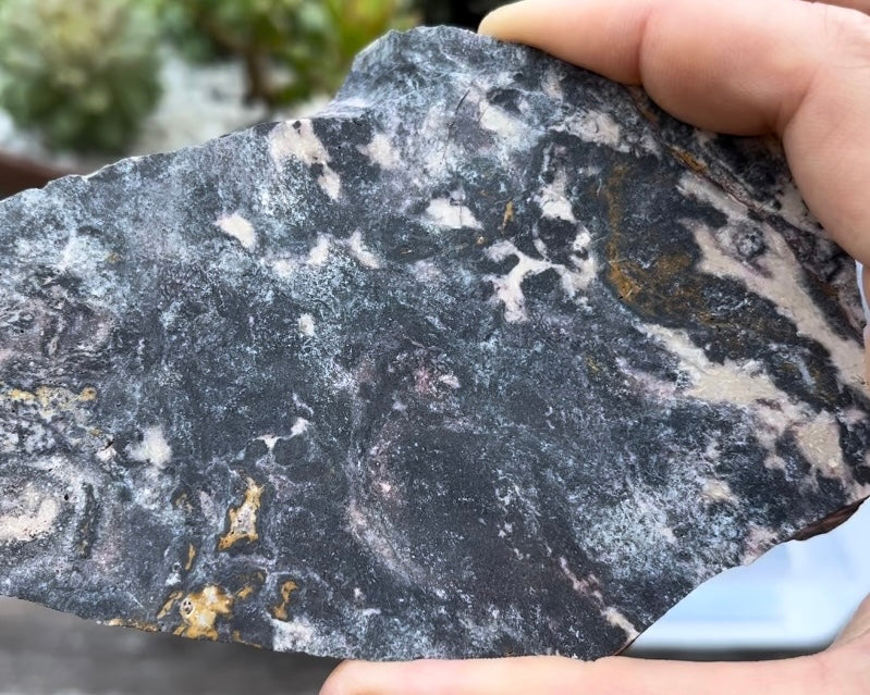 Utah Indian Blanket Jasper Lapidary Rock Slab