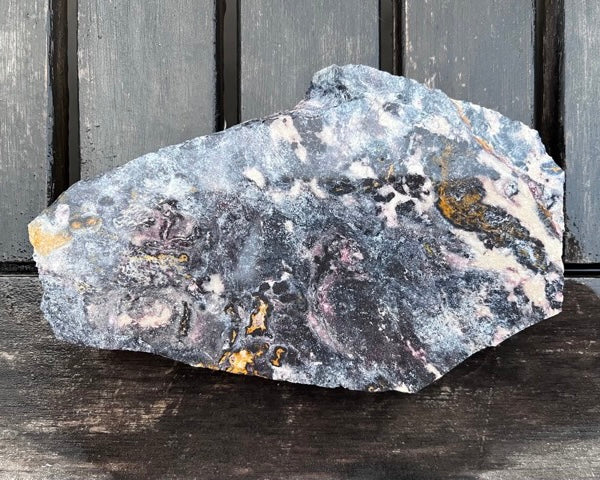Utah Indian Blanket Jasper Lapidary Rock Slab
