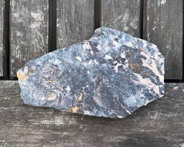 Utah Indian Blanket Jasper Lapidary Rock Slab