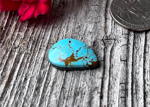 Kingman Turquoise Vivid Blue Freeform Cabochon - Lucky Calico Gem & Jewelry Co.