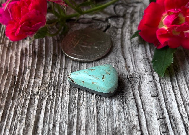 Kingman Turquoise Vivid Blue Trillion Cabochon - Lucky Calico Gem & Jewelry Co.