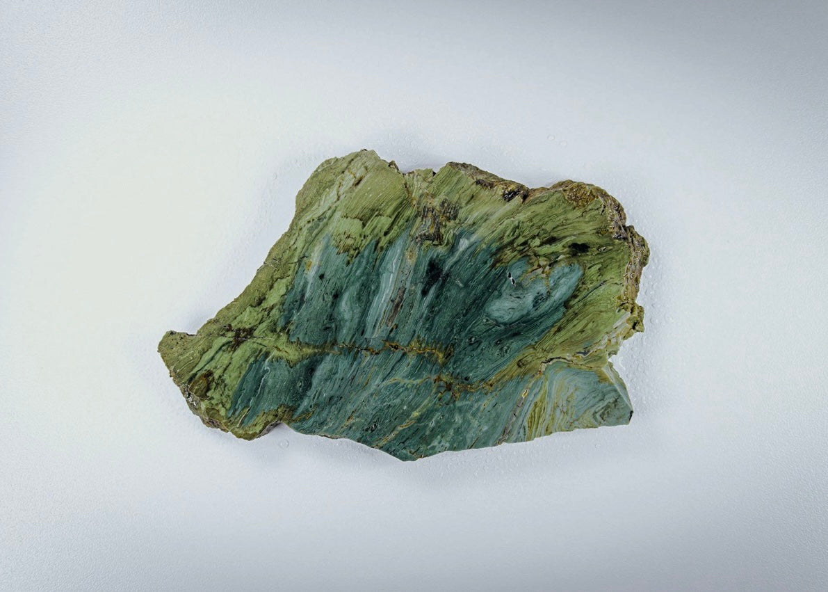 Gary Green Larsonite Freedom Jasper Lapidary Rock Slab - Lucky Calico Gem & Jewelry Co.