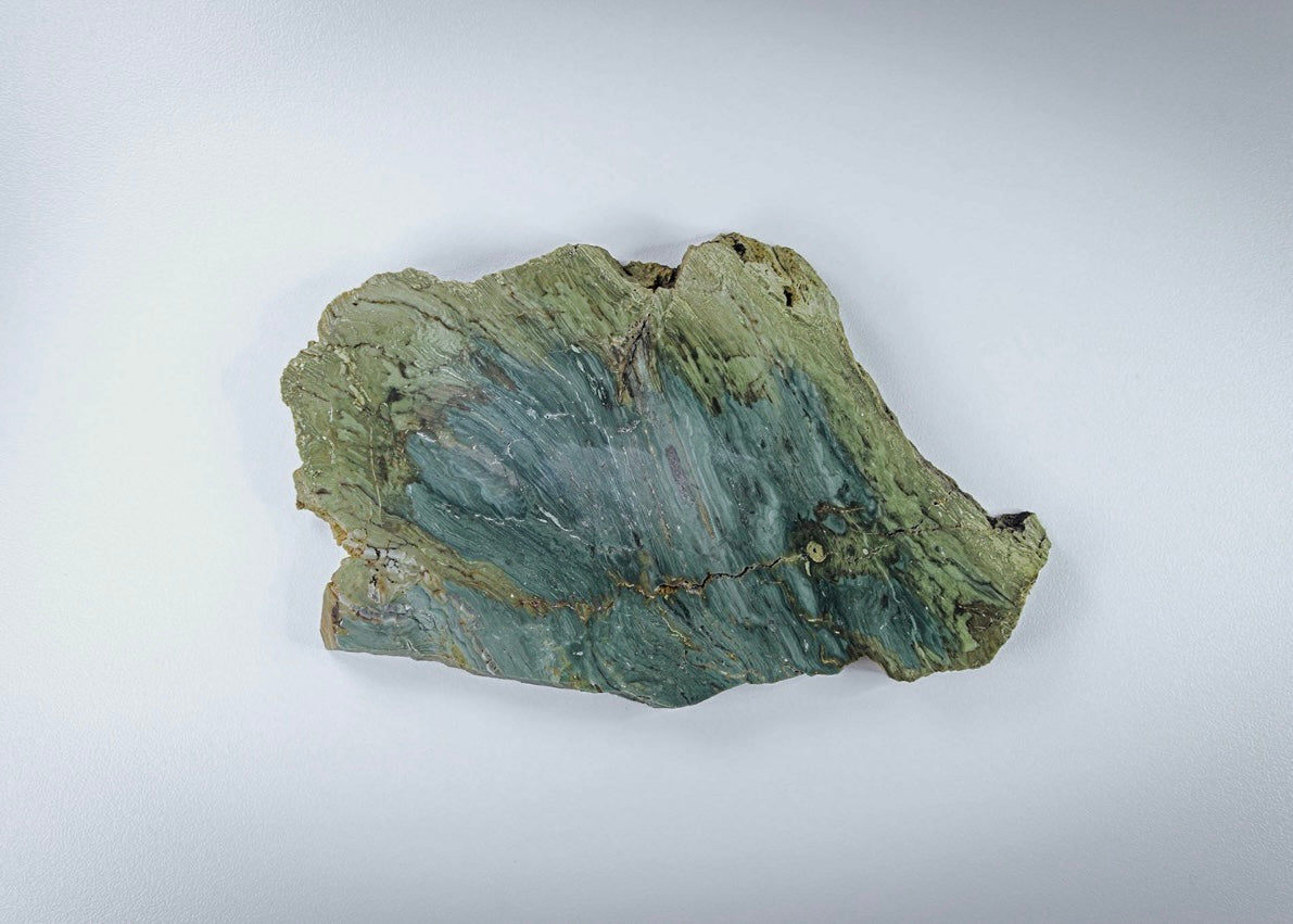 Gary Green Larsonite Freedom Jasper Lapidary Rock Slab - Lucky Calico Gem & Jewelry Co.