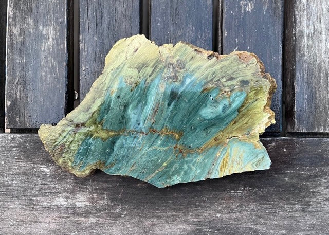 Gary Green Larsonite Freedom Jasper Lapidary Rock Slab - Lucky Calico Gem & Jewelry Co.