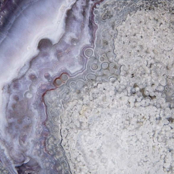 Rare Mexican Luna Agate Lapidary Rock Slab - Lucky Calico Gem & Jewelry Co.