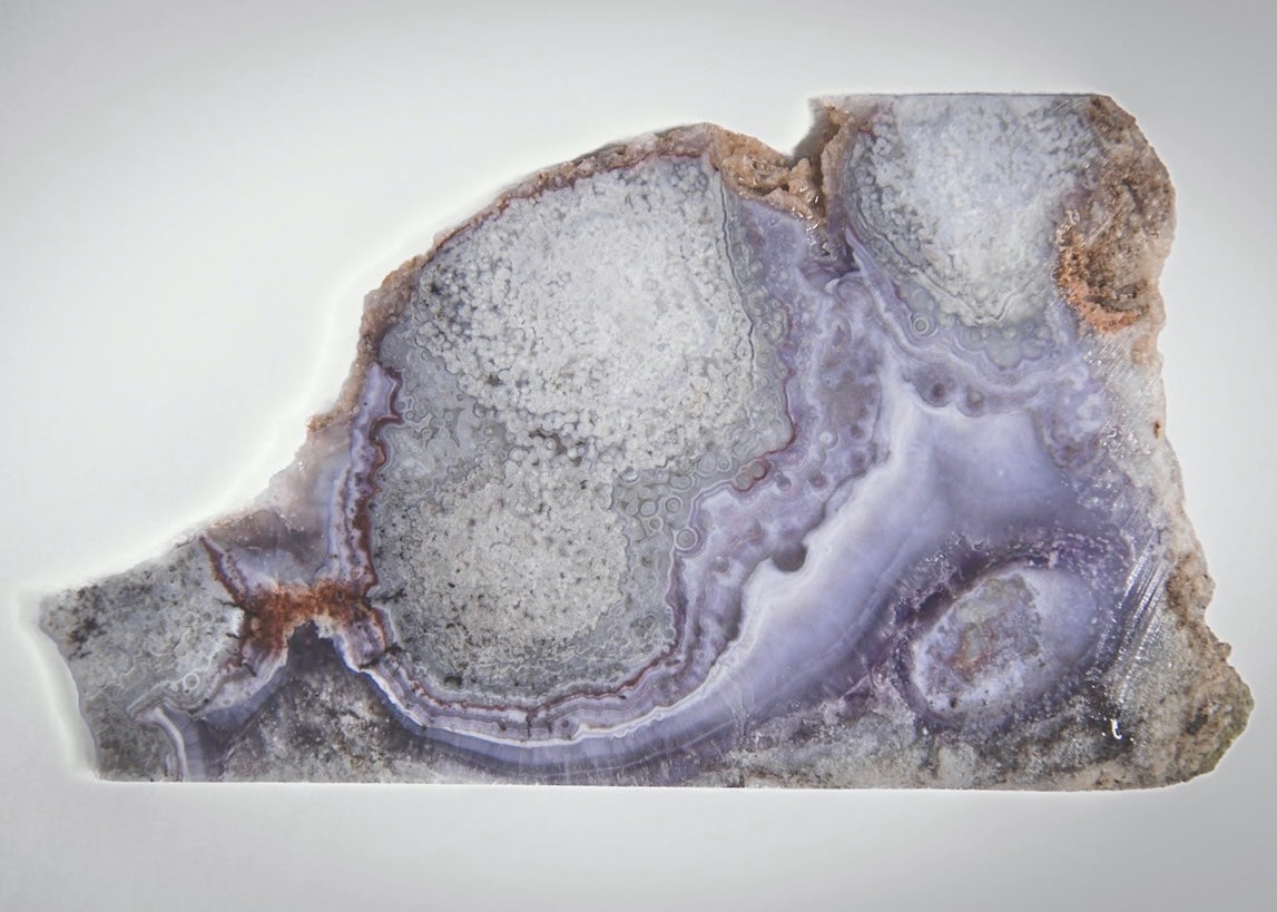 Rare Mexican Luna Agate Lapidary Rock Slab - Lucky Calico Gem & Jewelry Co.