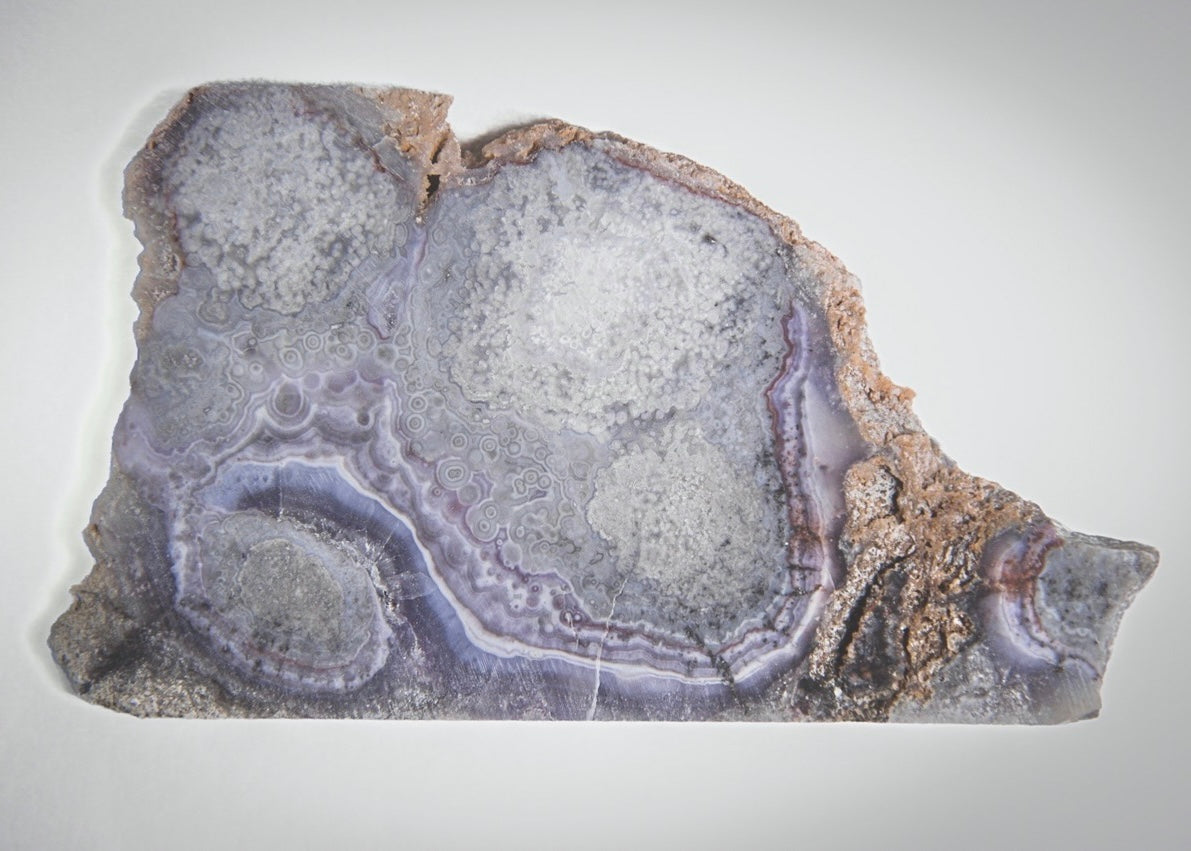 Rare Mexican Luna Agate Lapidary Rock Slab - Lucky Calico Gem & Jewelry Co.
