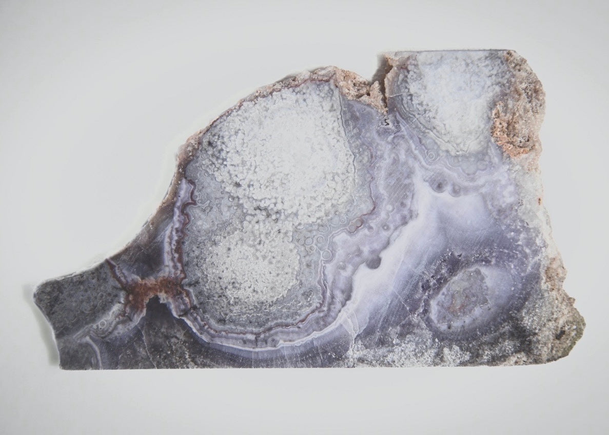 Rare Mexican Luna Agate Lapidary Rock Slab - Lucky Calico Gem & Jewelry Co.