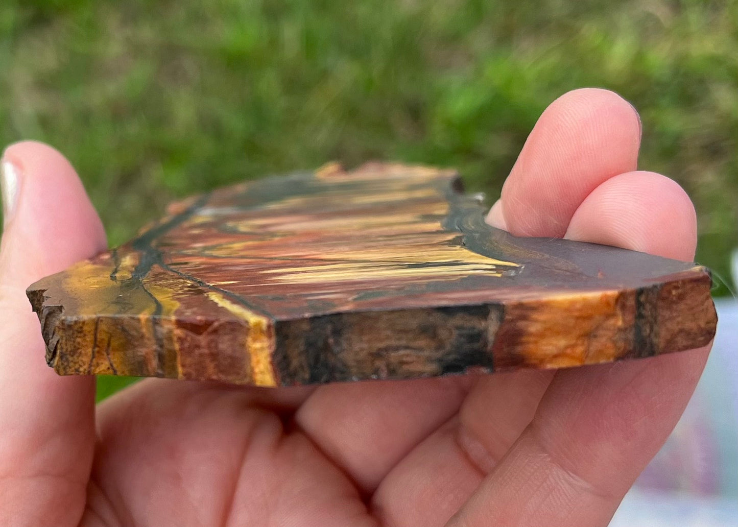 Marra Mamba Tiger Eye Lapidary Rock Slab - Lucky Calico Gem & Jewelry Co.