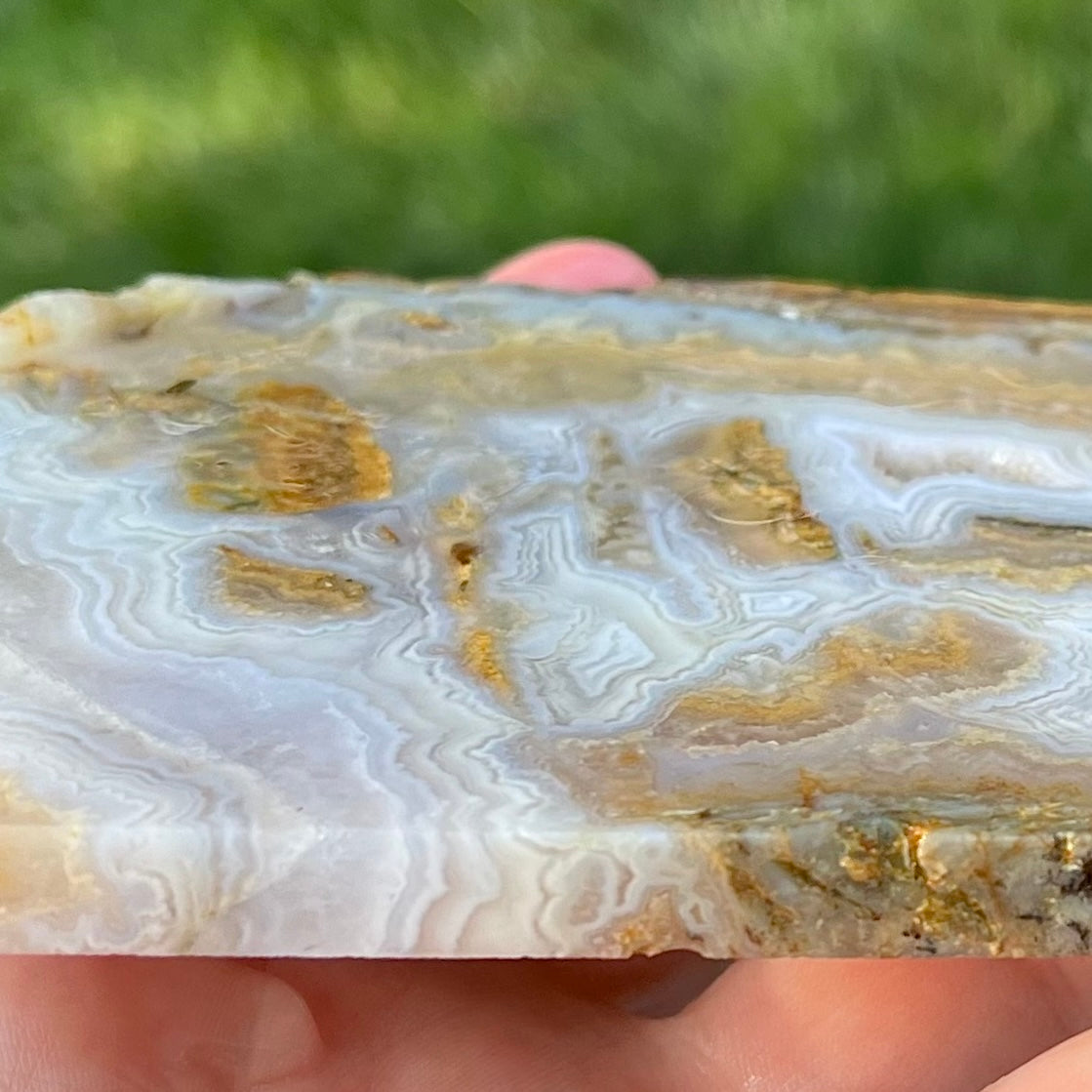 Idaho Prudent Man Agate Lapidary Rock Slab - Lucky Calico Gem & Jewelry Co.
