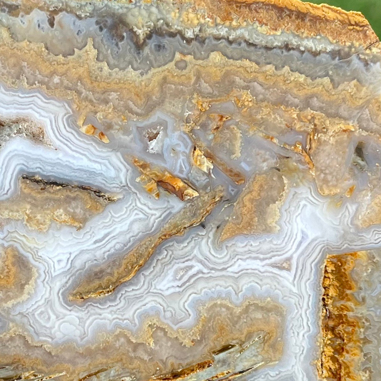 Idaho Prudent Man Agate Lapidary Rock Slab - Lucky Calico Gem & Jewelry Co.