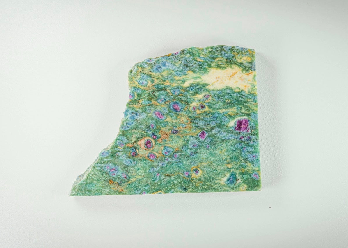 India Ruby in Fuchsite Lapidary Rock Slab - Lucky Calico Gem & Jewelry Co.