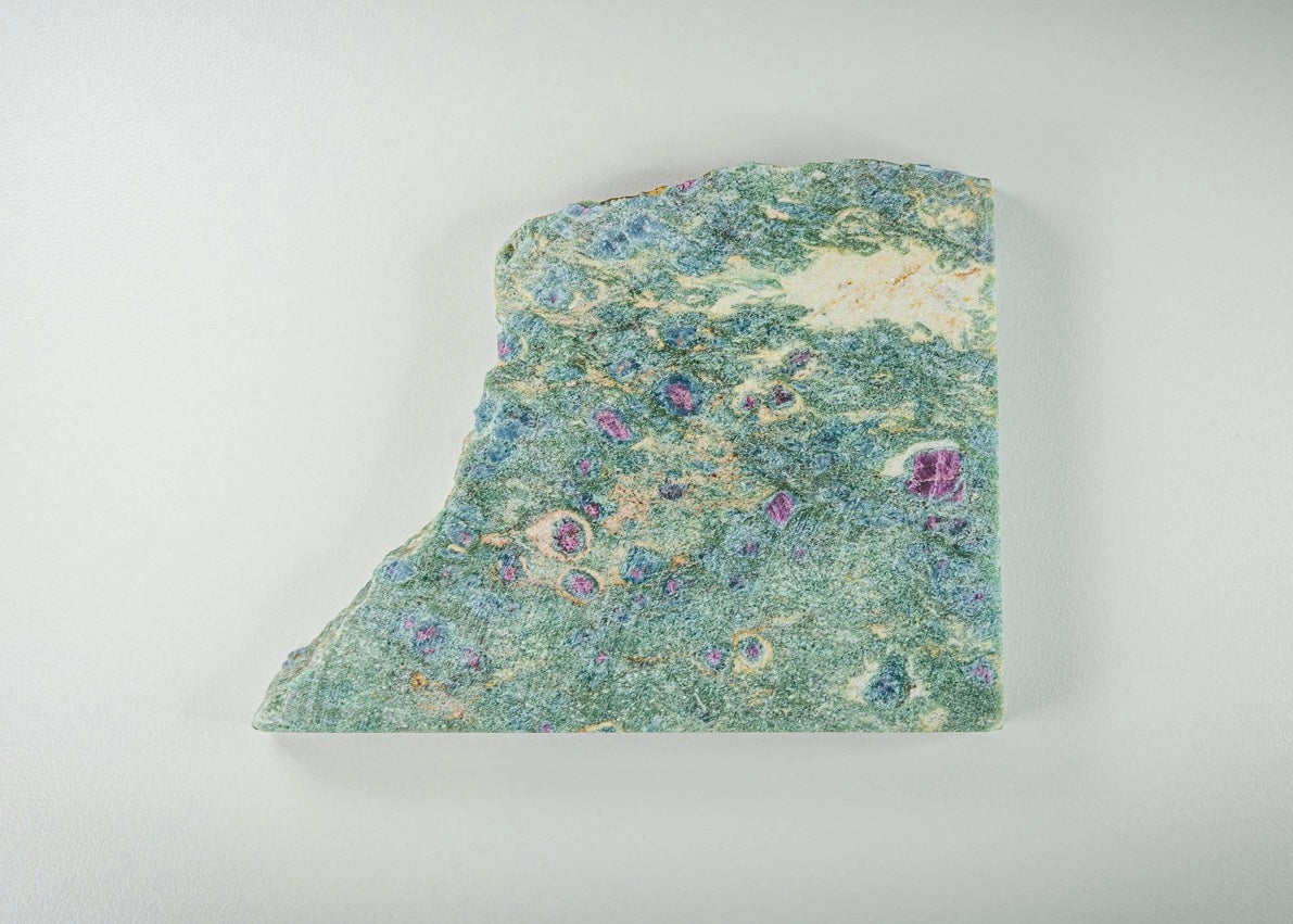 India Ruby in Fuchsite Lapidary Rock Slab - Lucky Calico Gem & Jewelry Co.