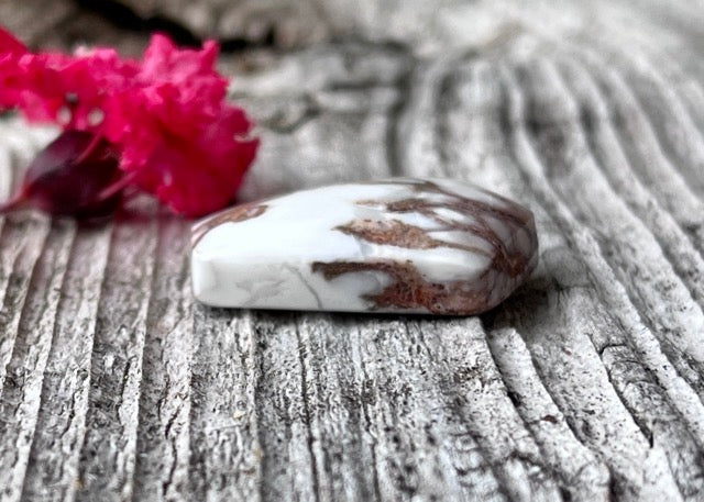 Wild Horse Magnesite Cabochon - Side View