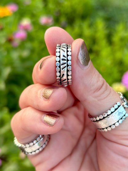 Peridot Prairie Grass Ring ~ Fits Size 6.5