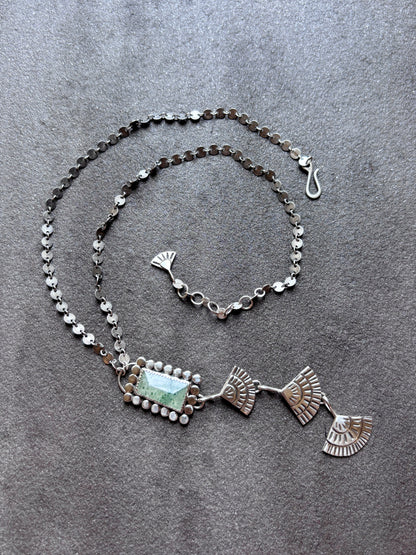 Frida Necklace with Faceted Aventurine