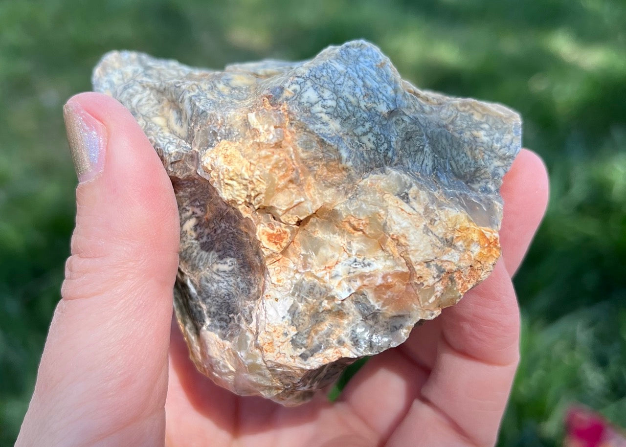 Australian Dendritic Opal Rough Rock Specimen