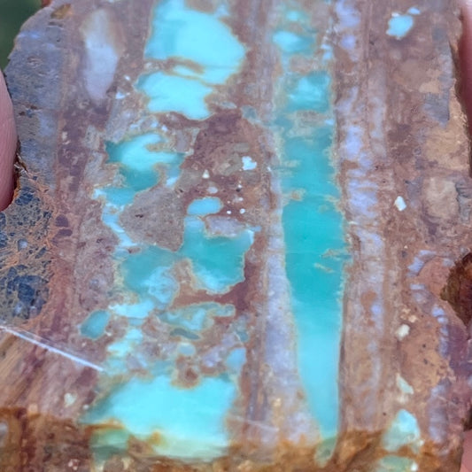 Australian Ribbon Variscite Lapidary Rock Slab - Lucky Calico Gem & Jewelry Co.