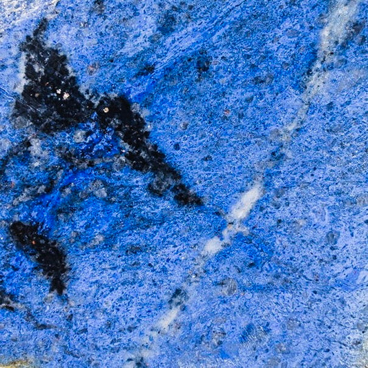 Blue Dumortierite Lapidary Rock Slab