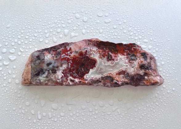 Mexican Crazy Lace Agate Lapidary Rock Slab