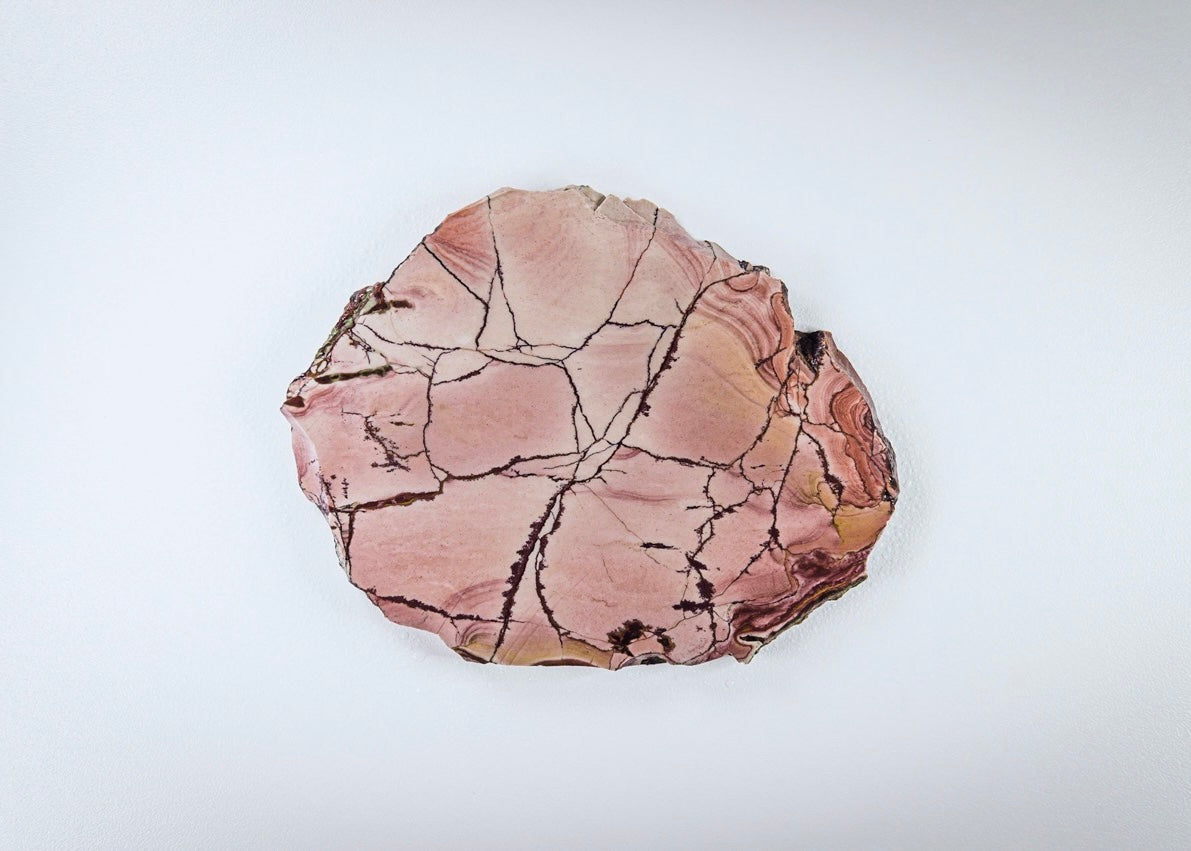 Nevada Pink Fire Ledge Jasper Lapidary Rock Slab