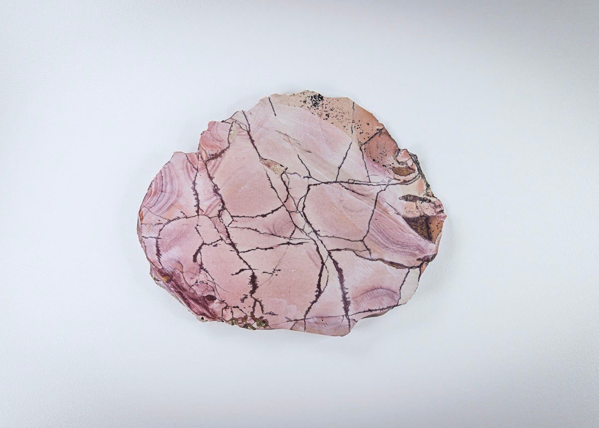 Nevada Pink Fire Ledge Jasper Lapidary Rock Slab