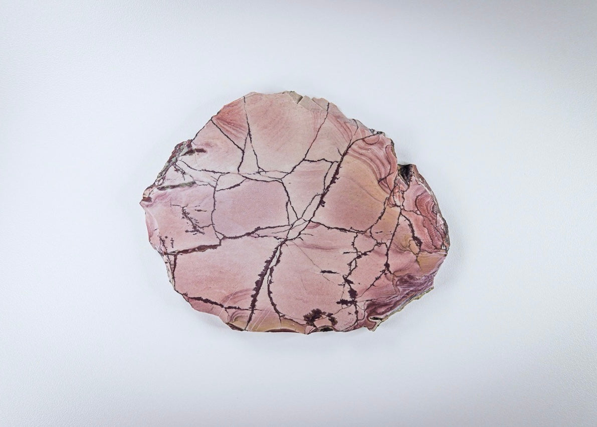 Nevada Pink Fire Ledge Jasper Lapidary Rock Slab