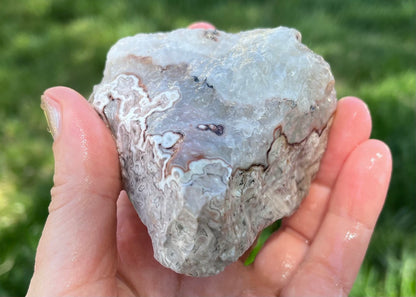 Kaily Lace Agate Lapidary Rough Rock Specimen - Mexican Agates - Lucky Calico Gem & Jewelry Co.