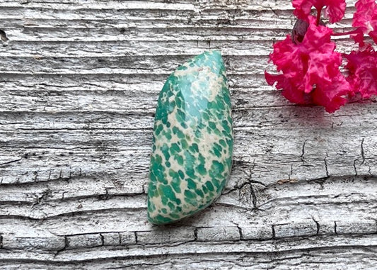 Lucin Spiderweb Variscite Freeform Cabochon - Lucky Calico Gem & Jewelry Co.