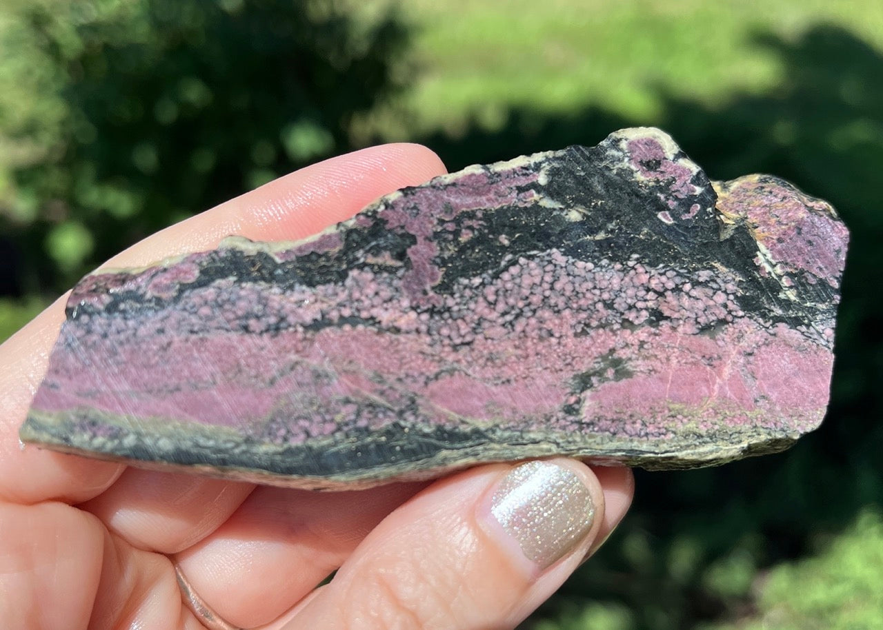 Purple Dumortierite Gemstone Lapidary Rock Slab - Lucky Calico Gem & Jewelry Co.