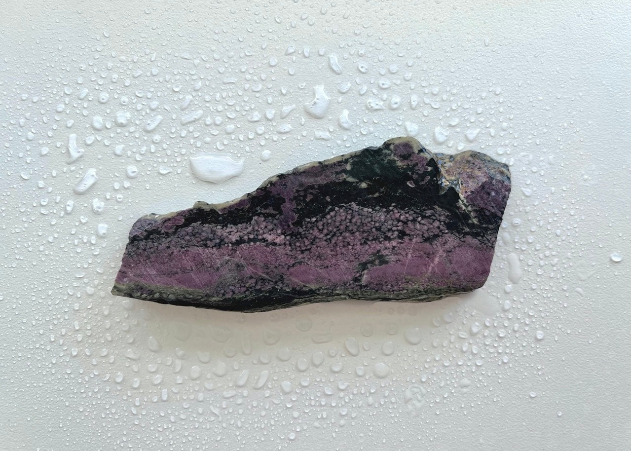 Purple Dumortierite Gemstone Lapidary Rock Slab - Lucky Calico Gem & Jewelry Co.