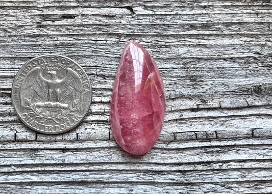 Capillitas Argentina Rhodochrosite Cabochon - Lucky Calico Gem & Jewelry Co.