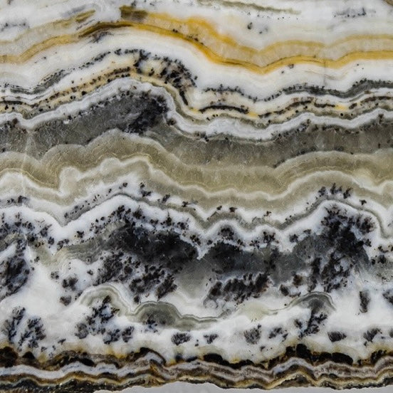 California Silver Lace Onyx Lapidary Rock Slab - Lucky Calico Gem & Jewelry Co.