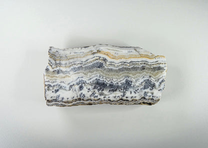 California Silver Lace Onyx Lapidary Rock Slab - Lucky Calico Gem & Jewelry Co.