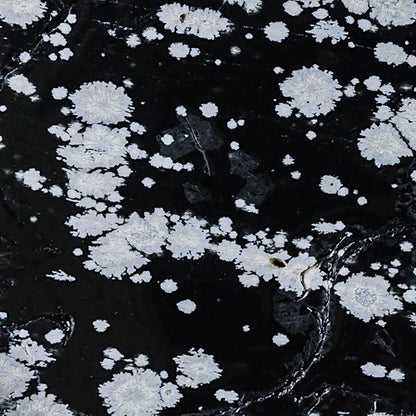 Utah Snowflake Obsidian Lapidary Rock Slab - Lucky Calico Gem & Jewelry Co.