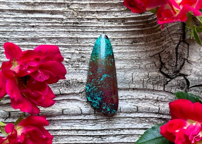 Freeform Sunset Sunrise Chrysocolla Cabochon