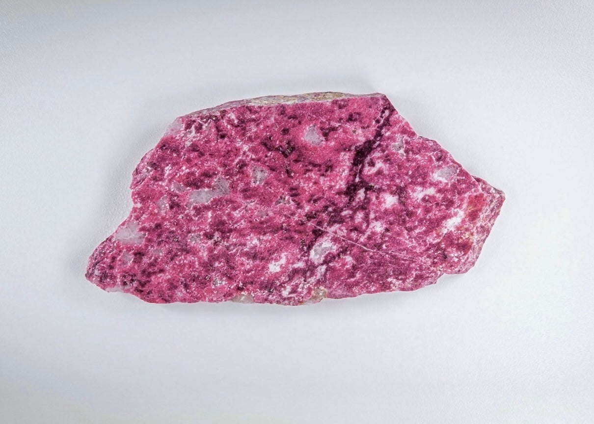 Norwegian Thulite Lapidary Rock Slab - Lucky Calico Gem & Jewelry Co.