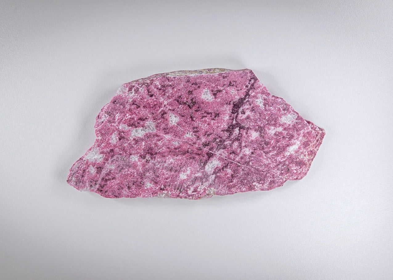 Norwegian Thulite Lapidary Rock Slab - Lucky Calico Gem & Jewelry Co.