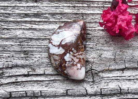 Wild Horse Magnesite Half Moon Cabochon